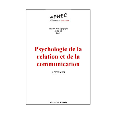 A002 Psychologie de la...